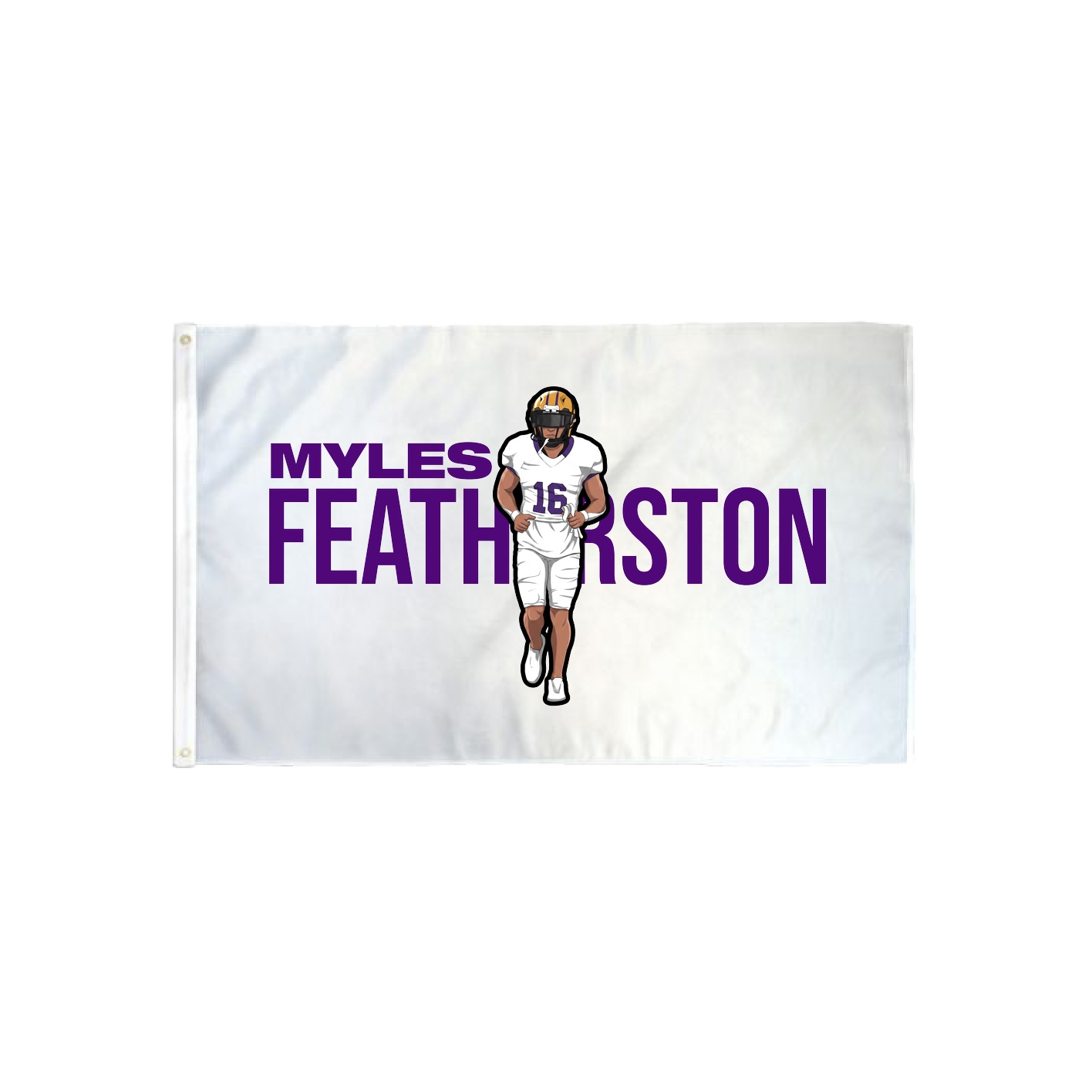 3x5 Flag — Player Name in Classic