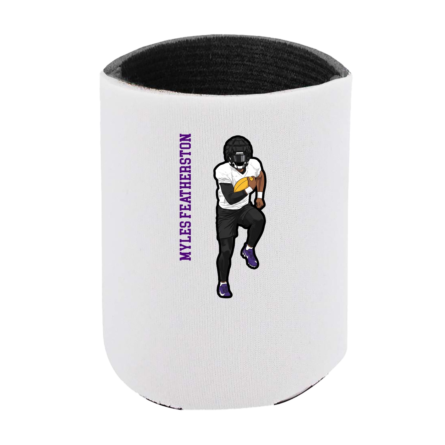 Can Holder — Name Vertical in White
