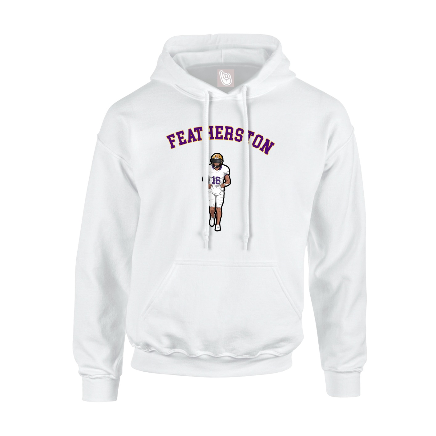 Hoodie — Shirsey Arch in White