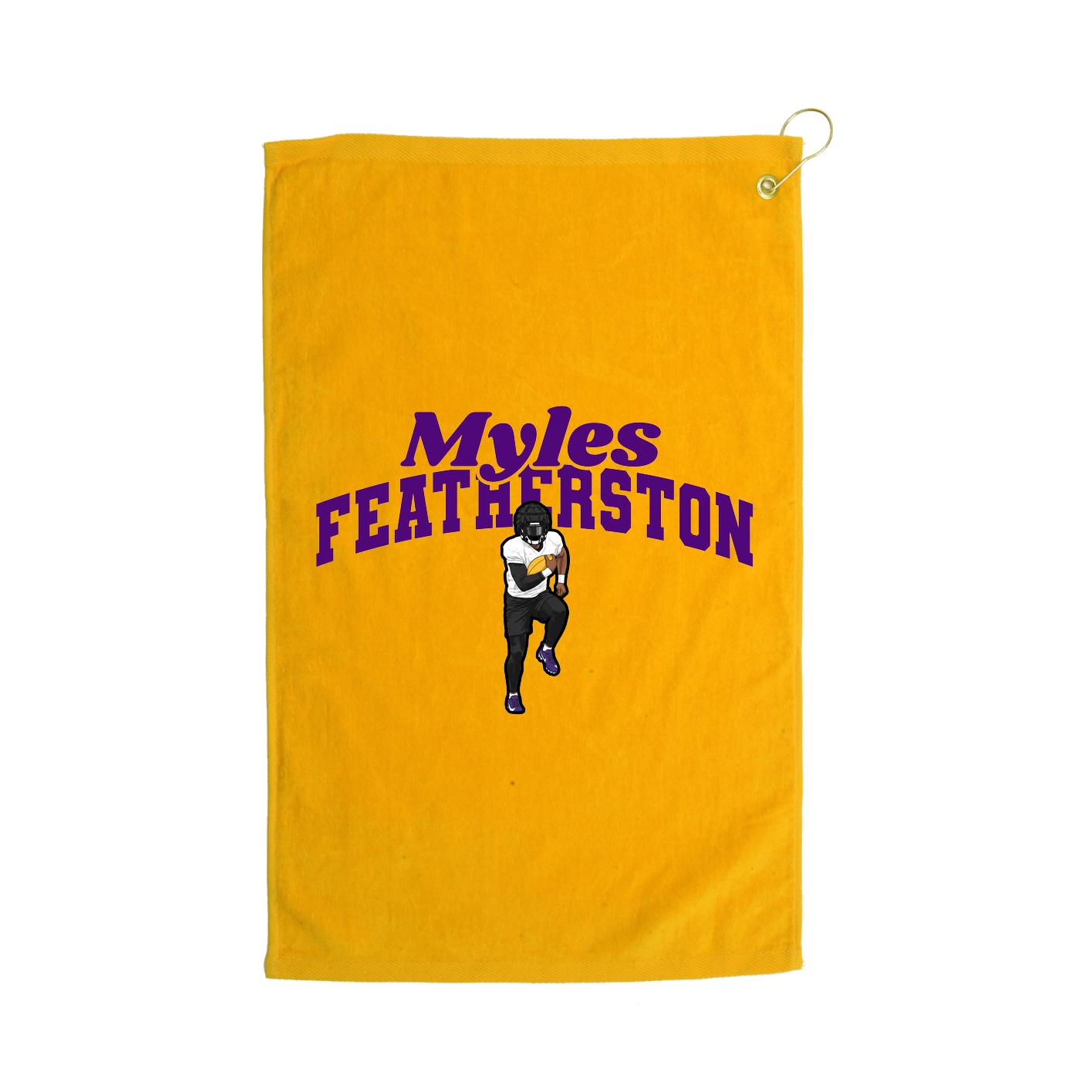 Golf Towel — Signature Arch in Gold