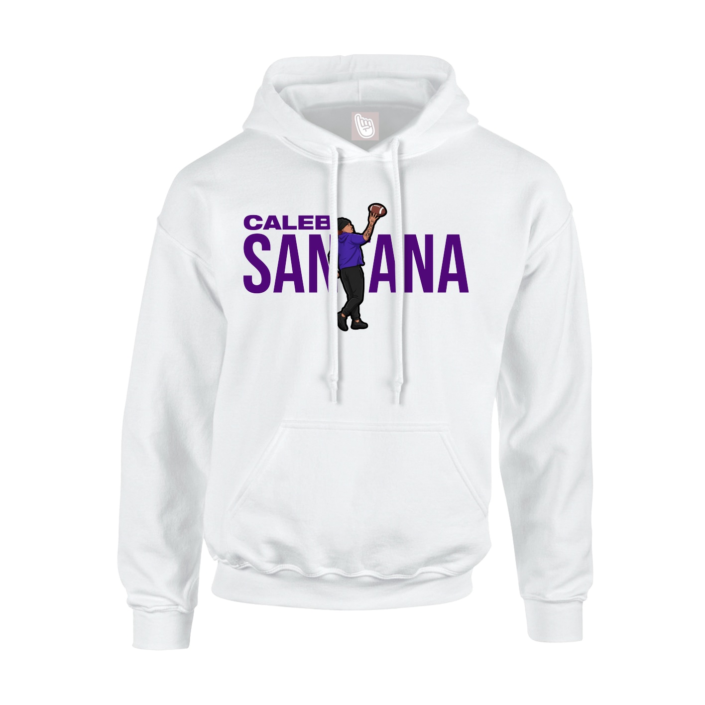 Hoodie — Player Name in White