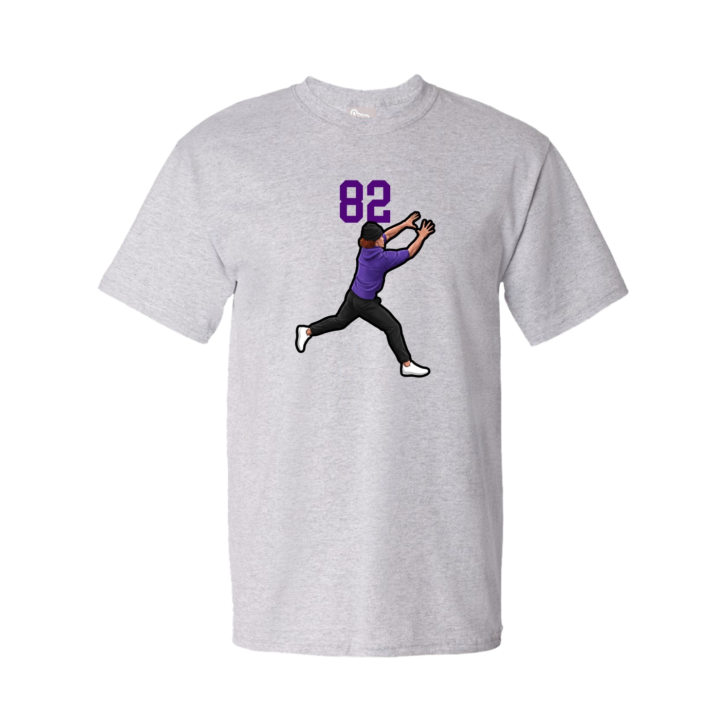 Tee — Number Top in Grey