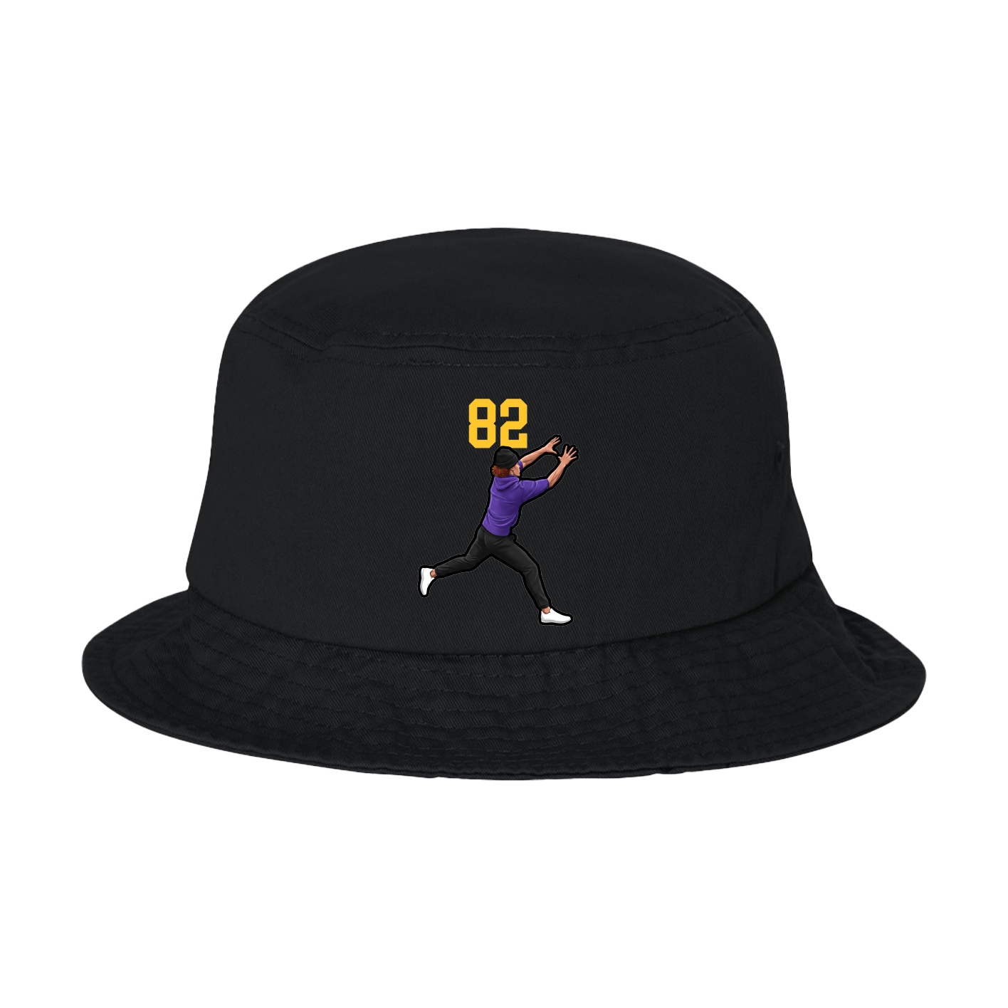 Bucket Cap — Number Top in Black
