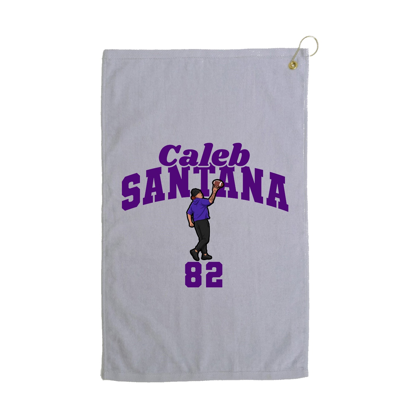 Golf Towel — Signature Arch in Grey