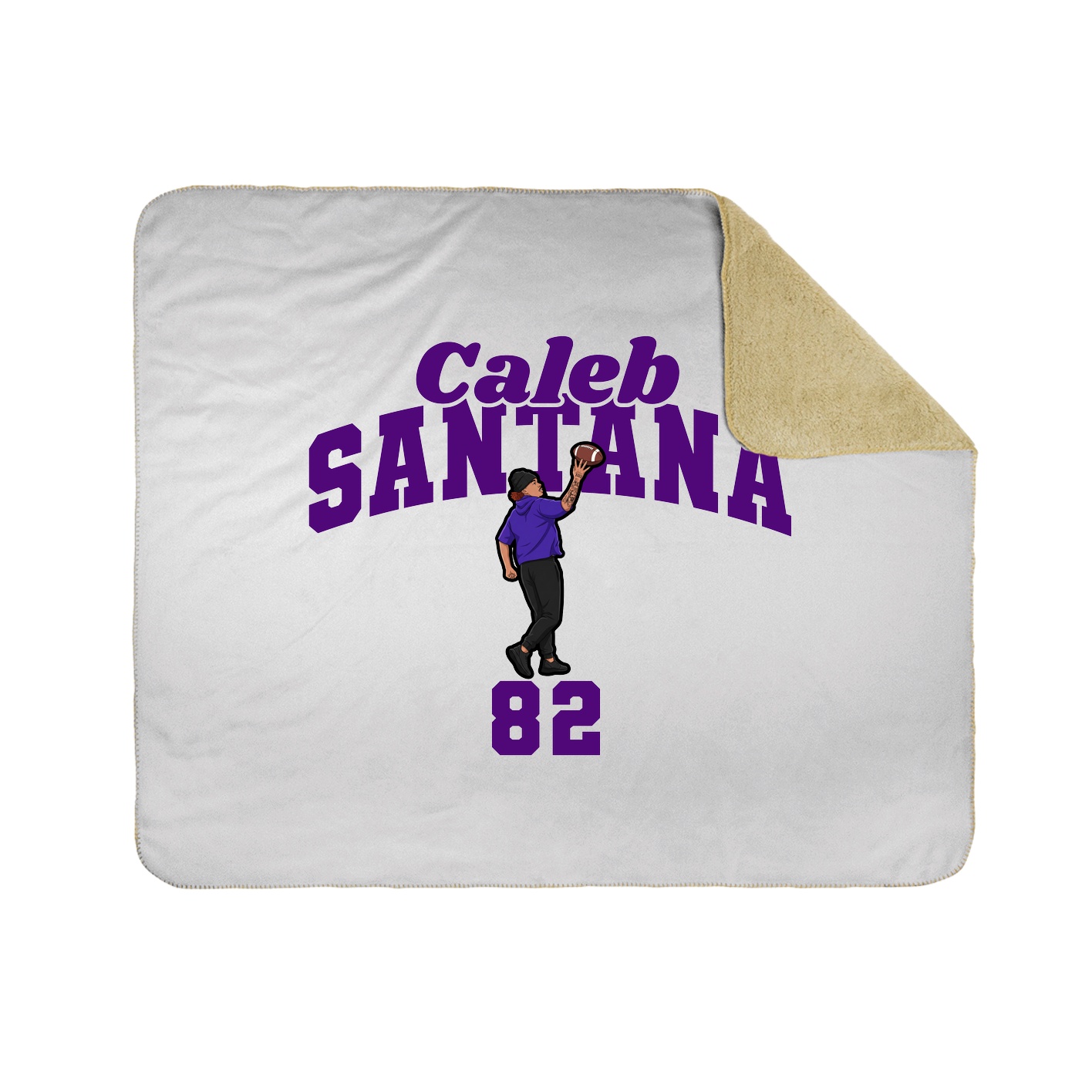 Throw Blanket — Signature Arch in White