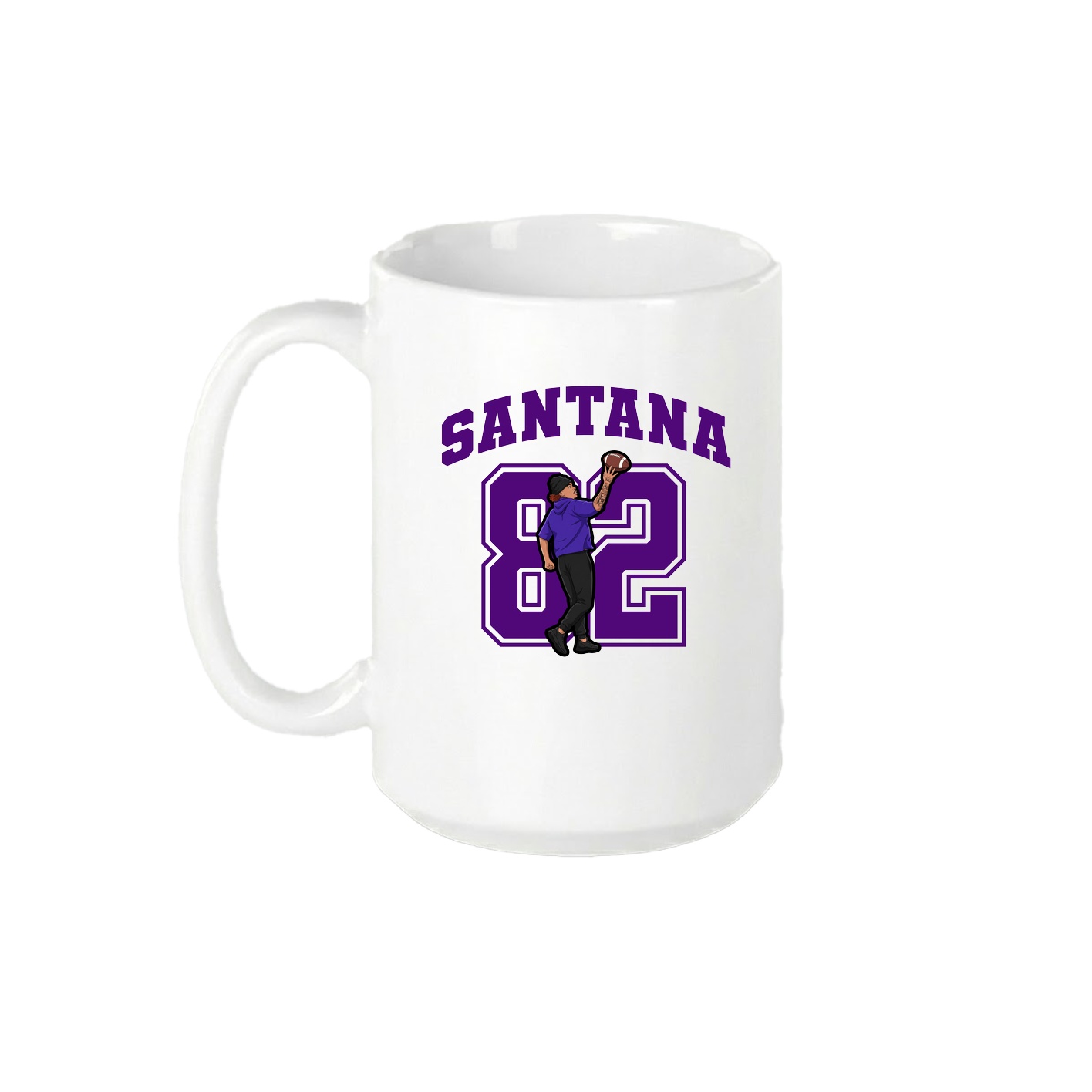 15oz Coffee Mug — Number in White