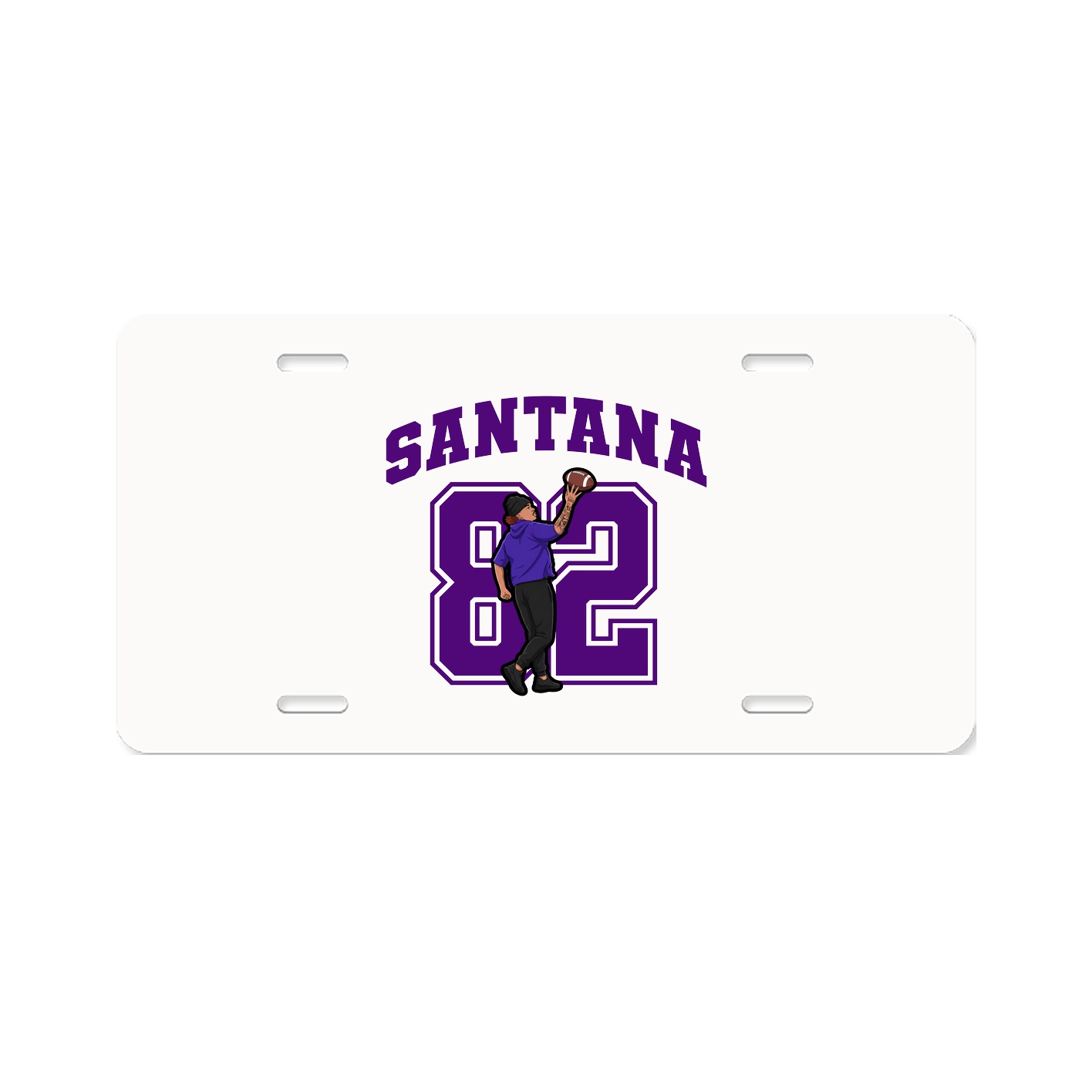 License Plate — Number in Classic