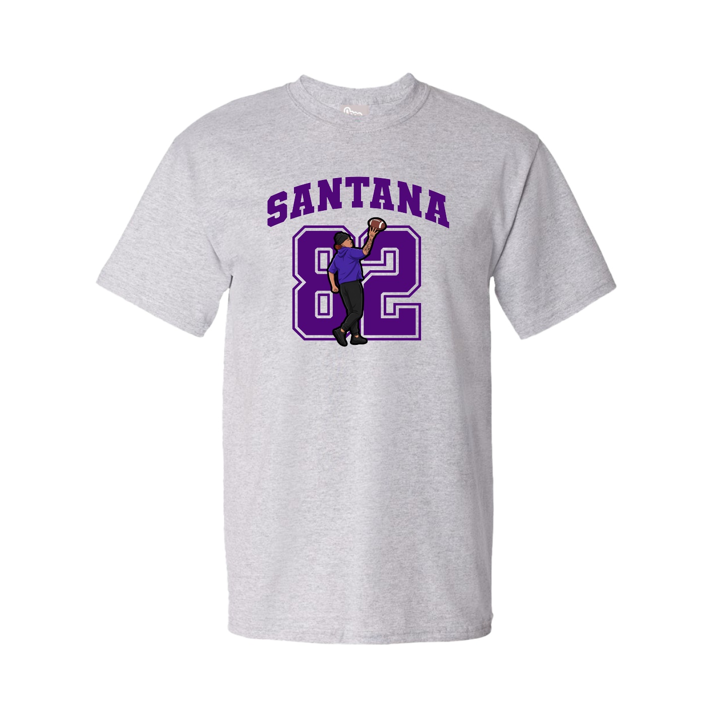 Youth Tee — Number in Grey