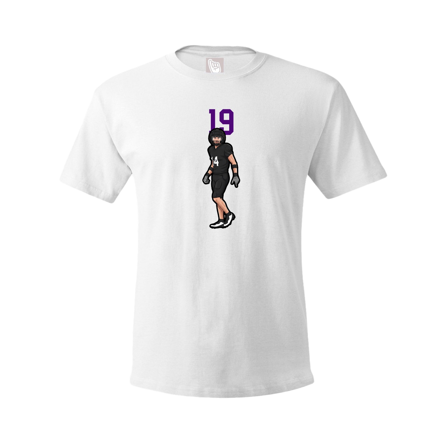 Tee — Number Top in White