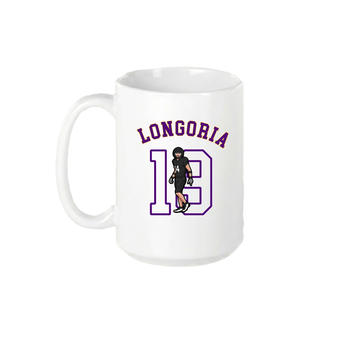 15oz Coffee Mug — Shirsey Arch in White