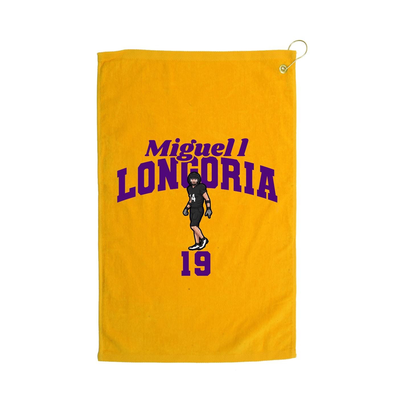 Golf Towel — Signature Arch in Gold