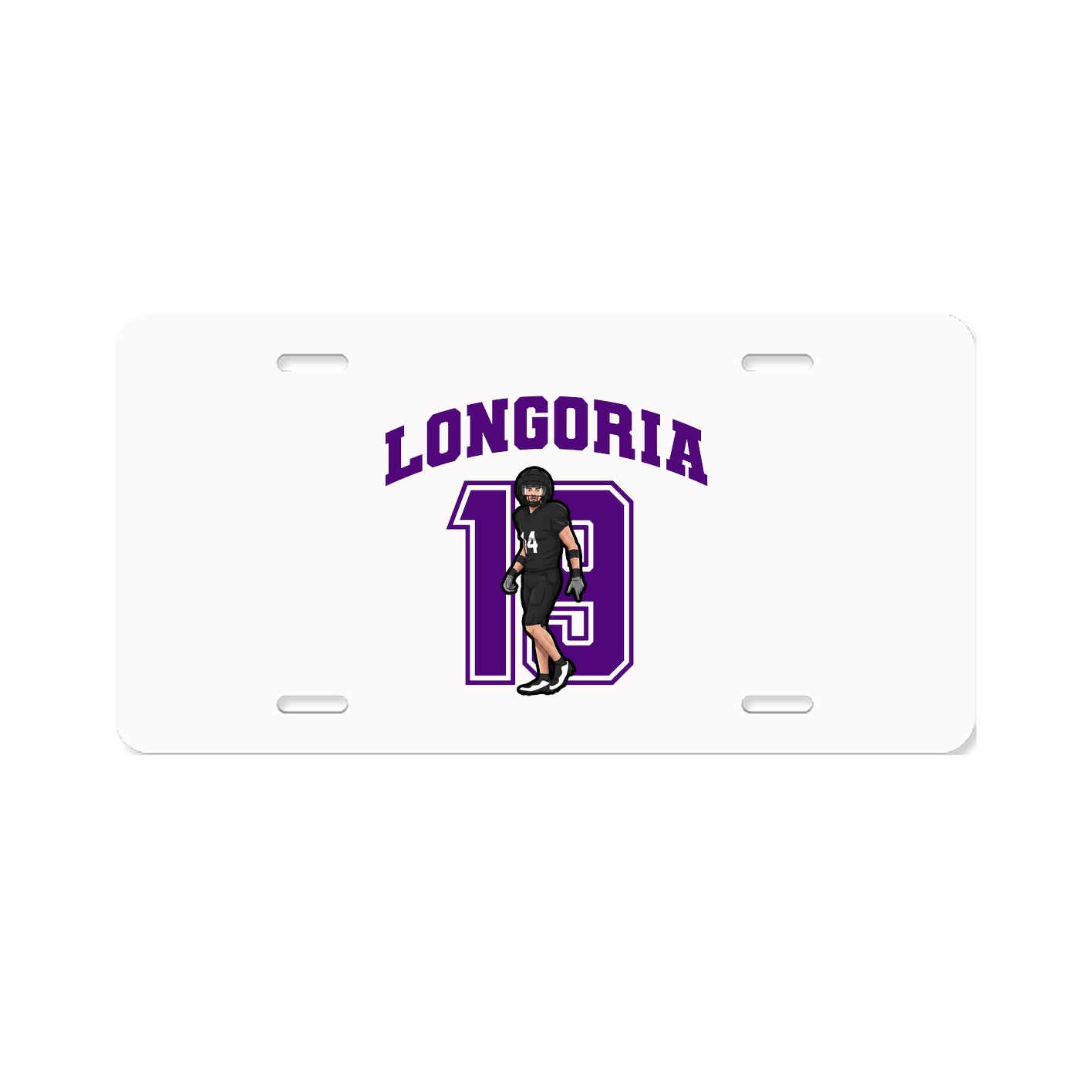 License Plate — Number in Classic