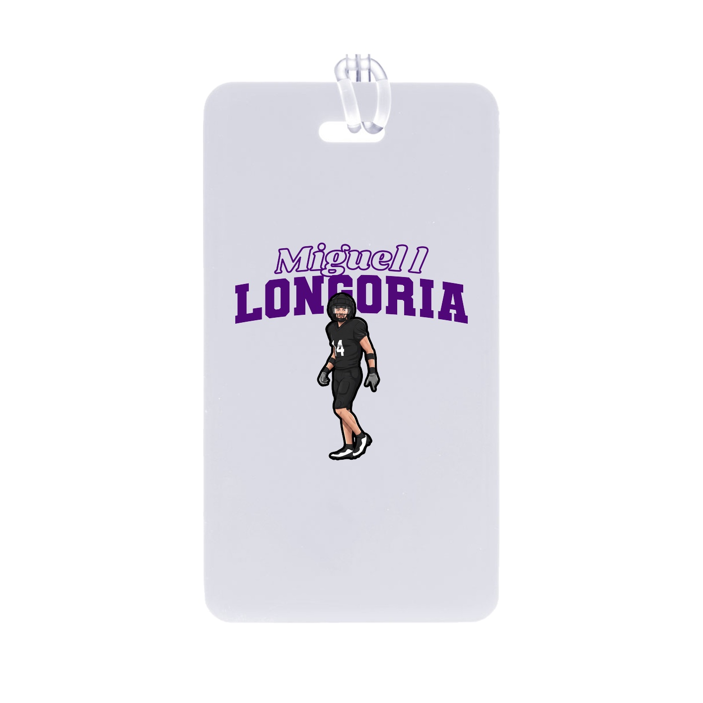 Bag Tag — Name Arch in Classic