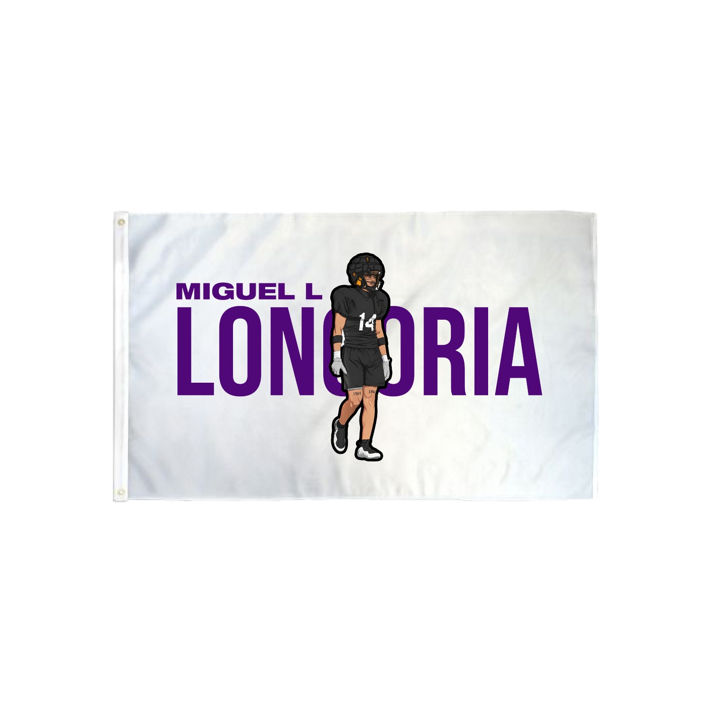 3x5 Flag — Player Name in Classic