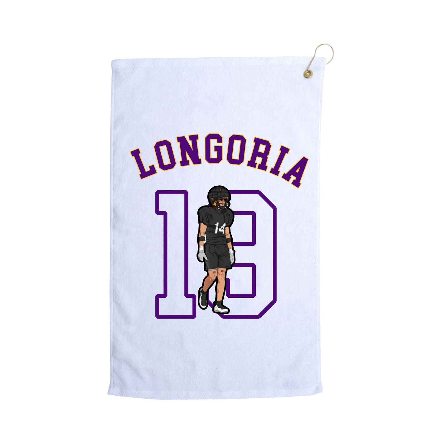 Golf Towel — Shirsey Arch in White