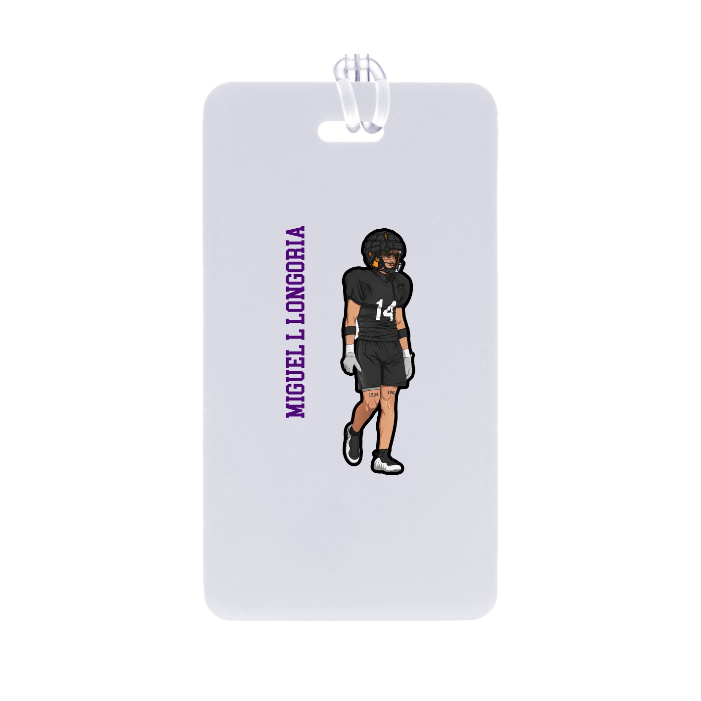 Bag Tag — Name Vertical in Classic