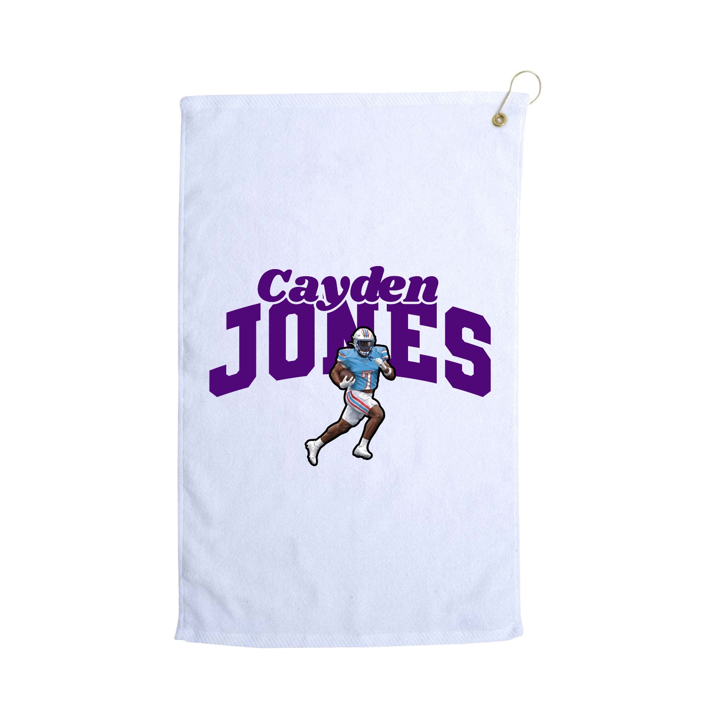Golf Towel — Signature Arch in White