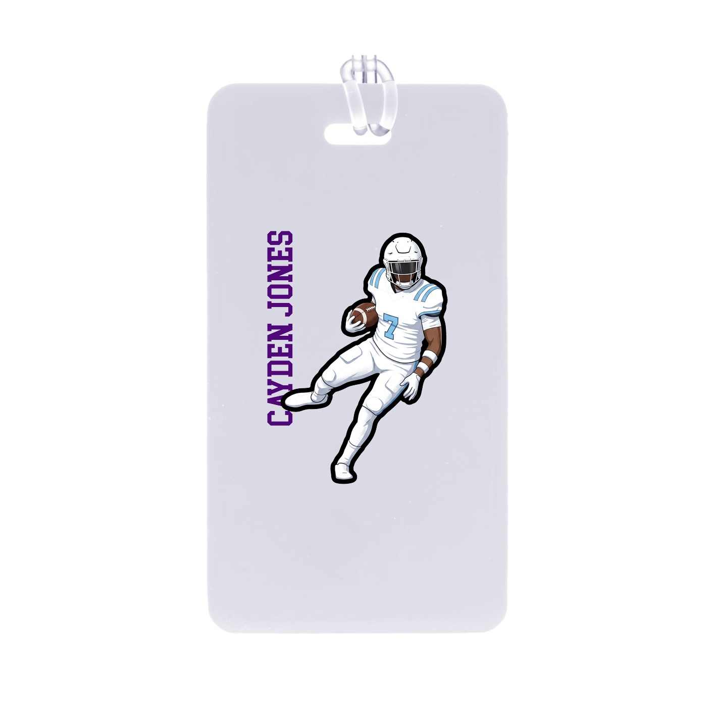 Bag Tag — Name Vertical in Classic