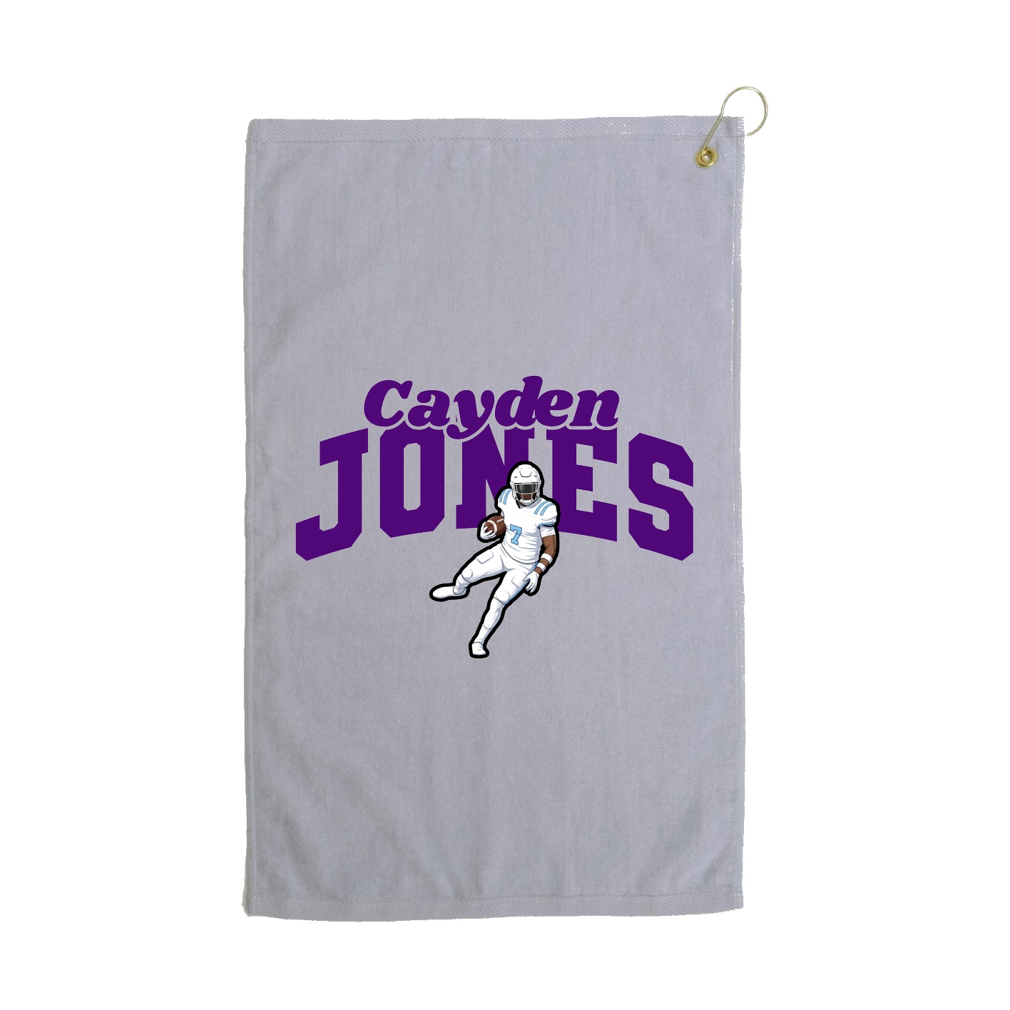 Golf Towel — Signature Arch in Grey
