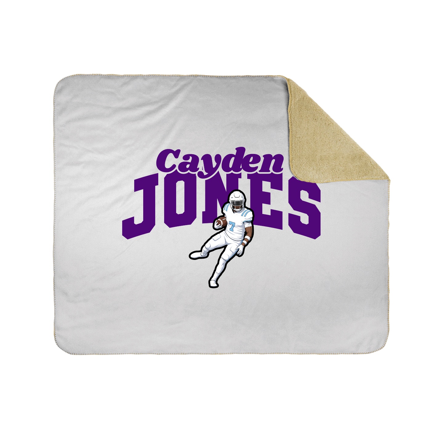 Throw Blanket — Signature Arch in White