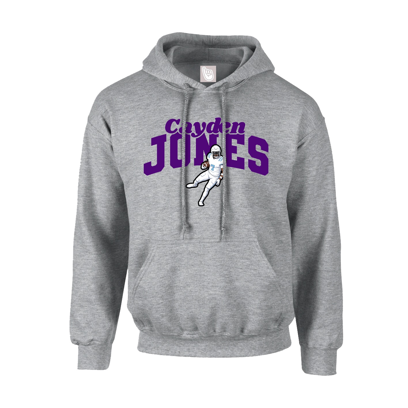 Hoodie — Signature Arch in Grey