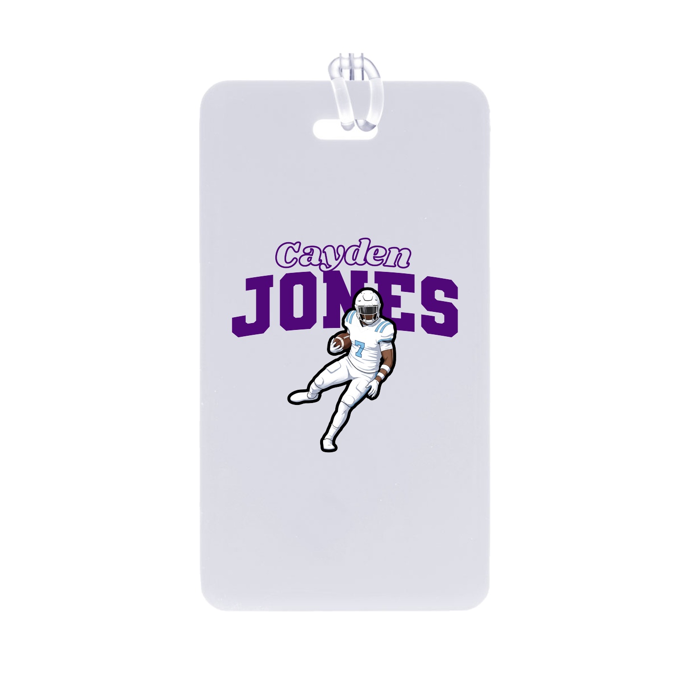 Bag Tag — Name Arch in Classic