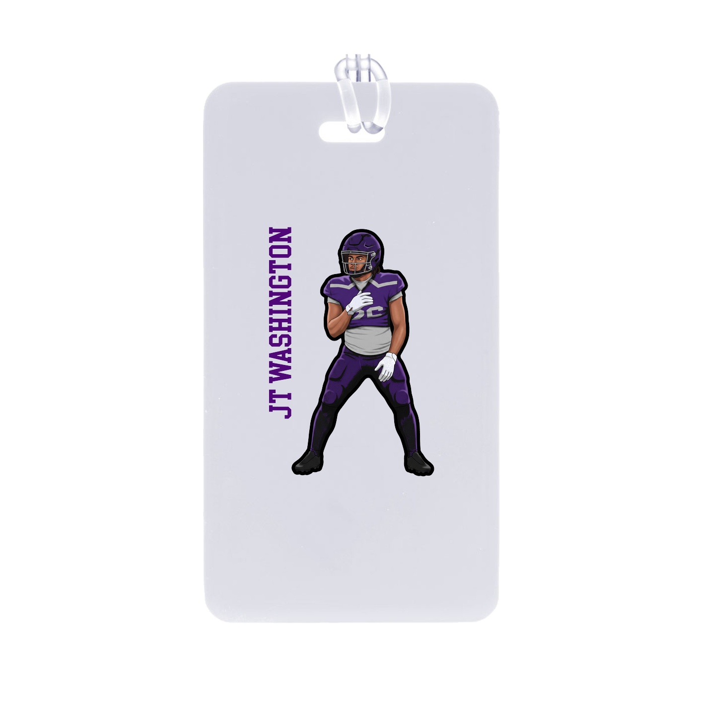 Bag Tag — Name Vertical in Classic