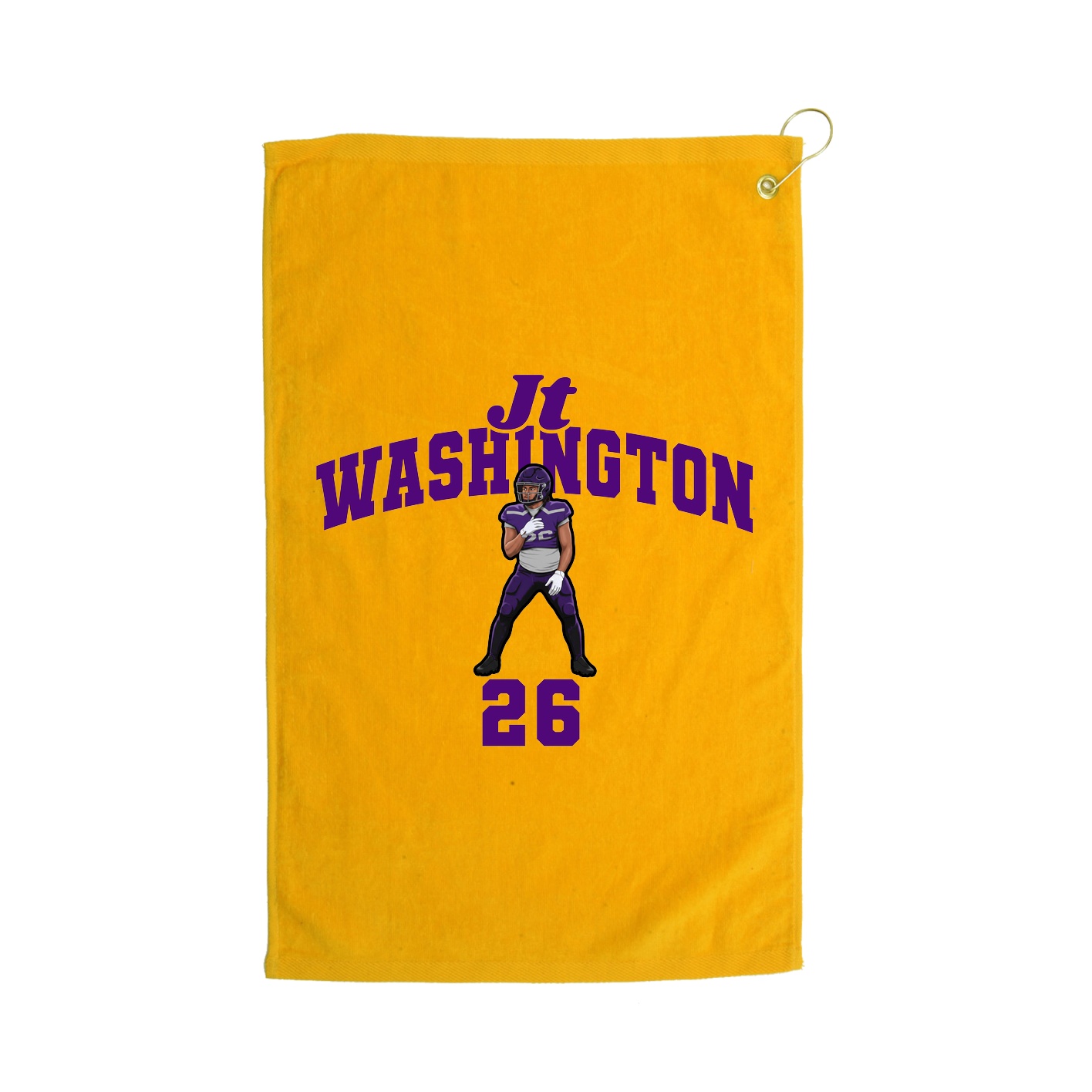 Golf Towel — Signature Arch in Gold