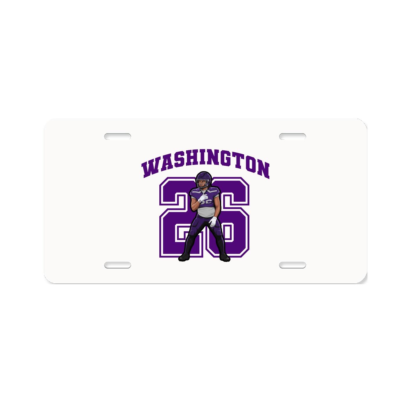 License Plate — Number in Classic