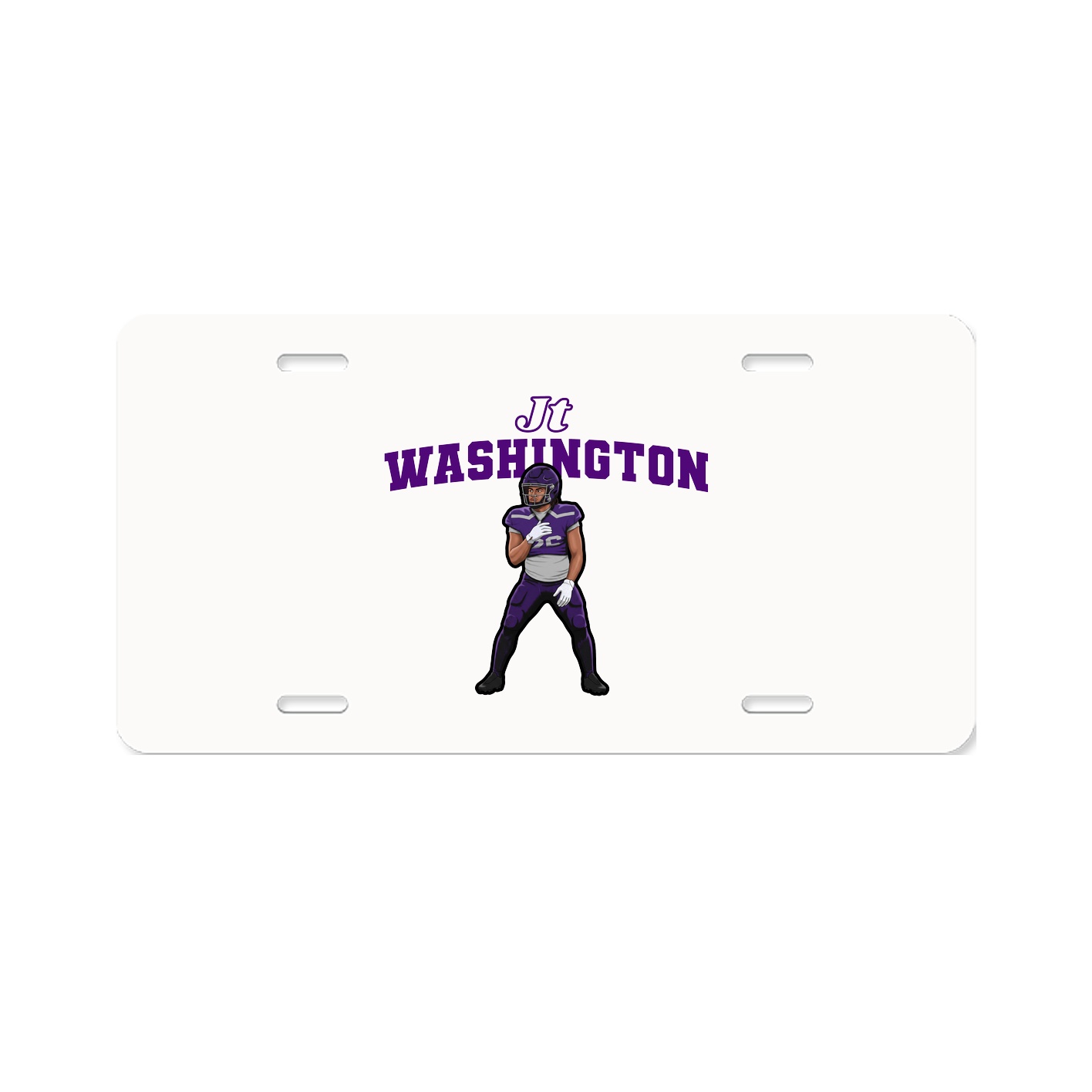 License Plate — Name Arch in Classic