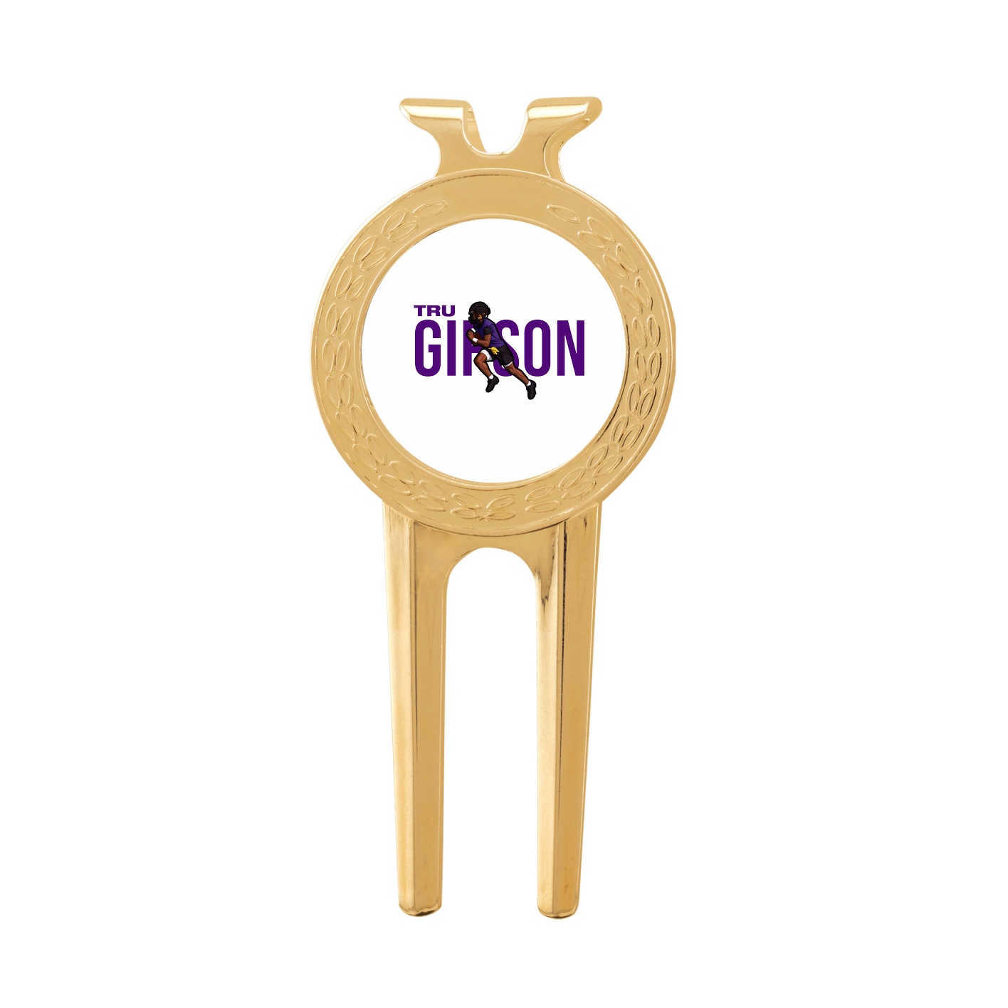 Divot Tool with Ball Marker — Player Name in Classic