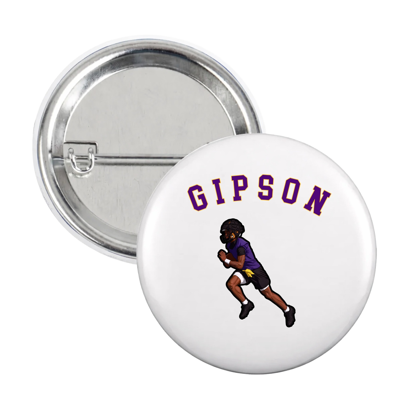 Game Day Button — Shirsey Arch in White