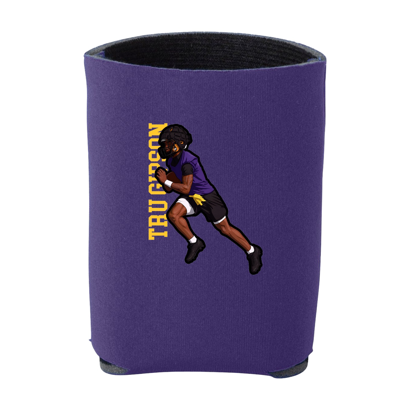 Can Holder — Name Vertical in Purple
