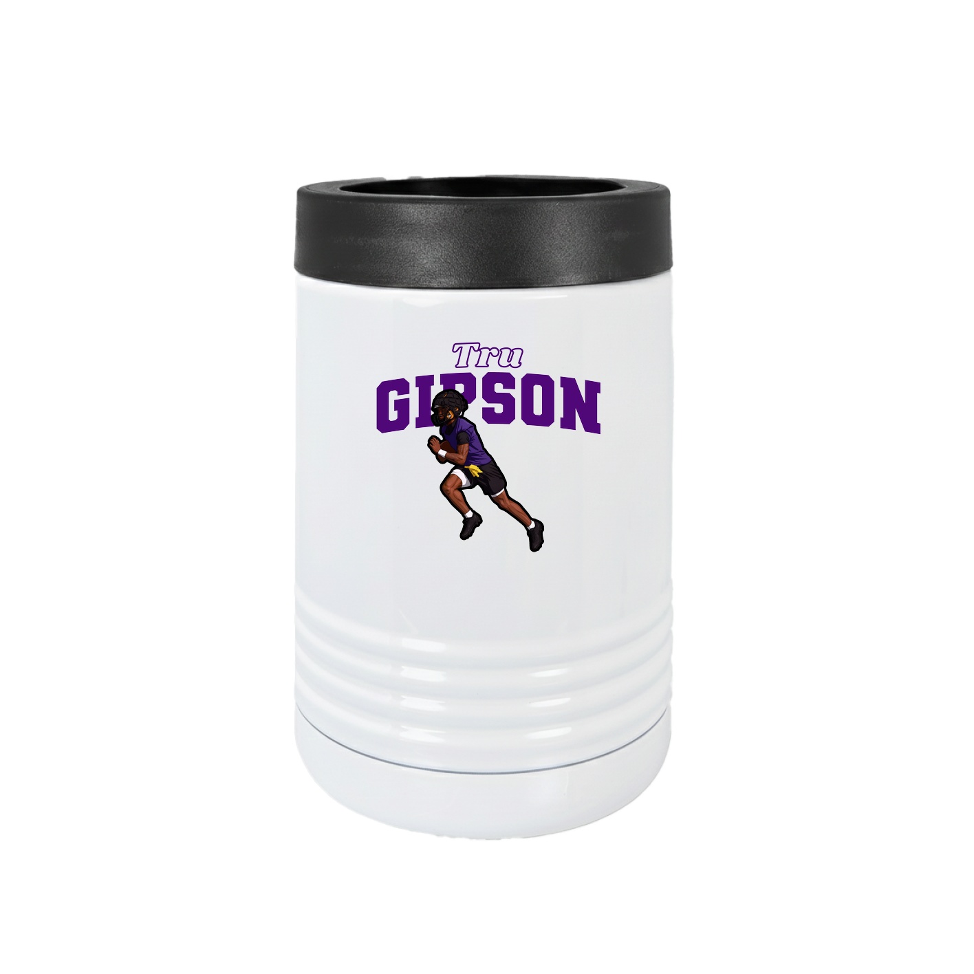 Beverage Holder — Name Arch in White