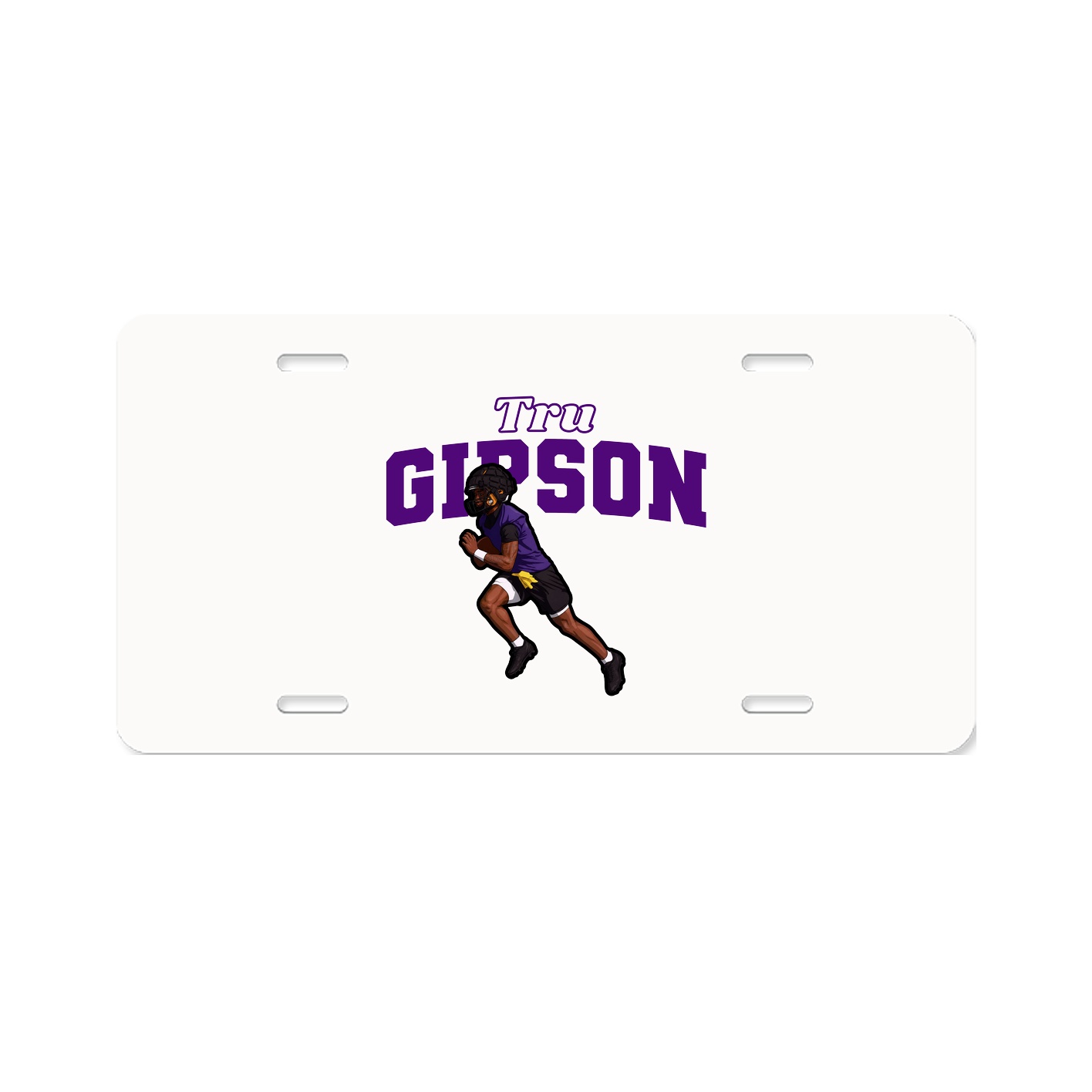 License Plate — Name Arch in Classic