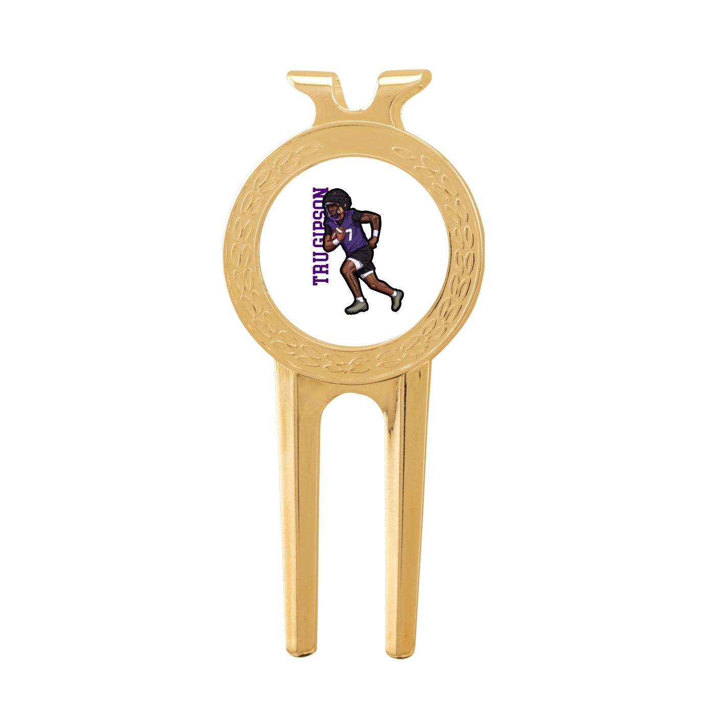 Divot Tool with Ball Marker — Name Vertical in Classic