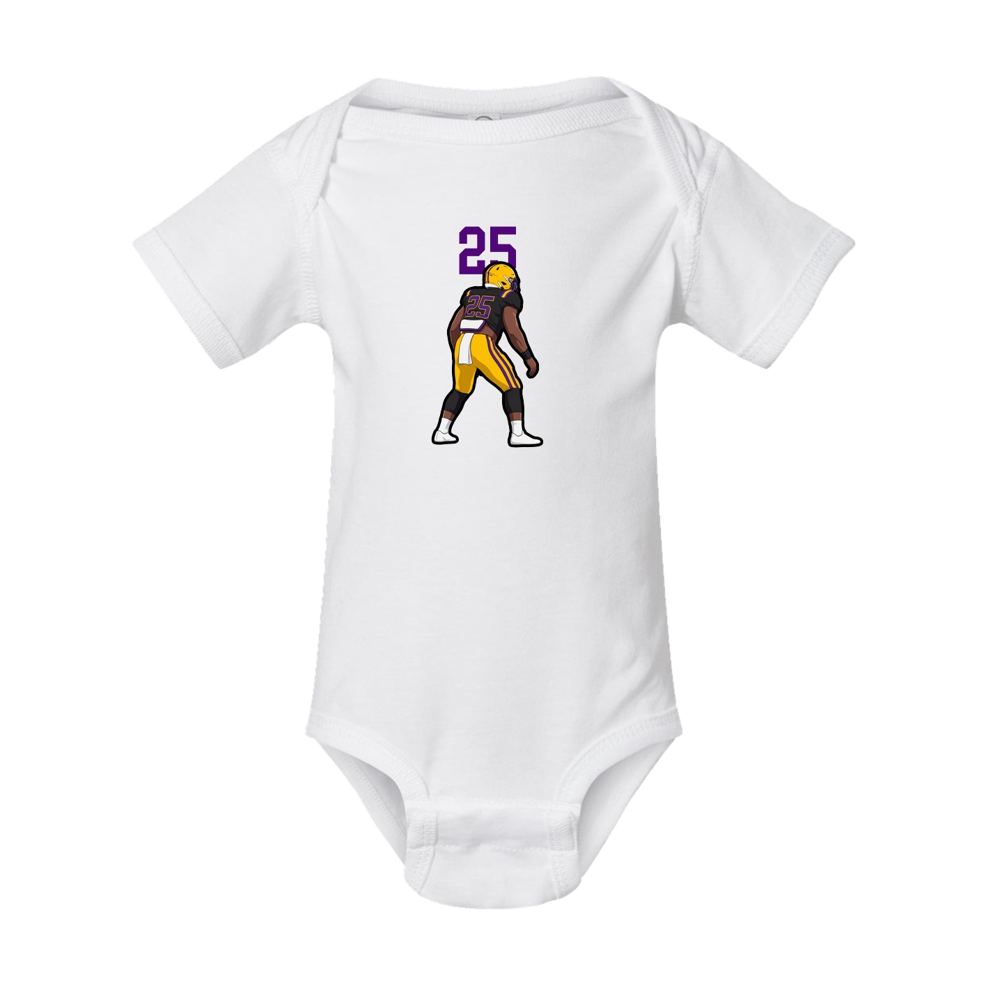 Baby Onesie — Number Top in White