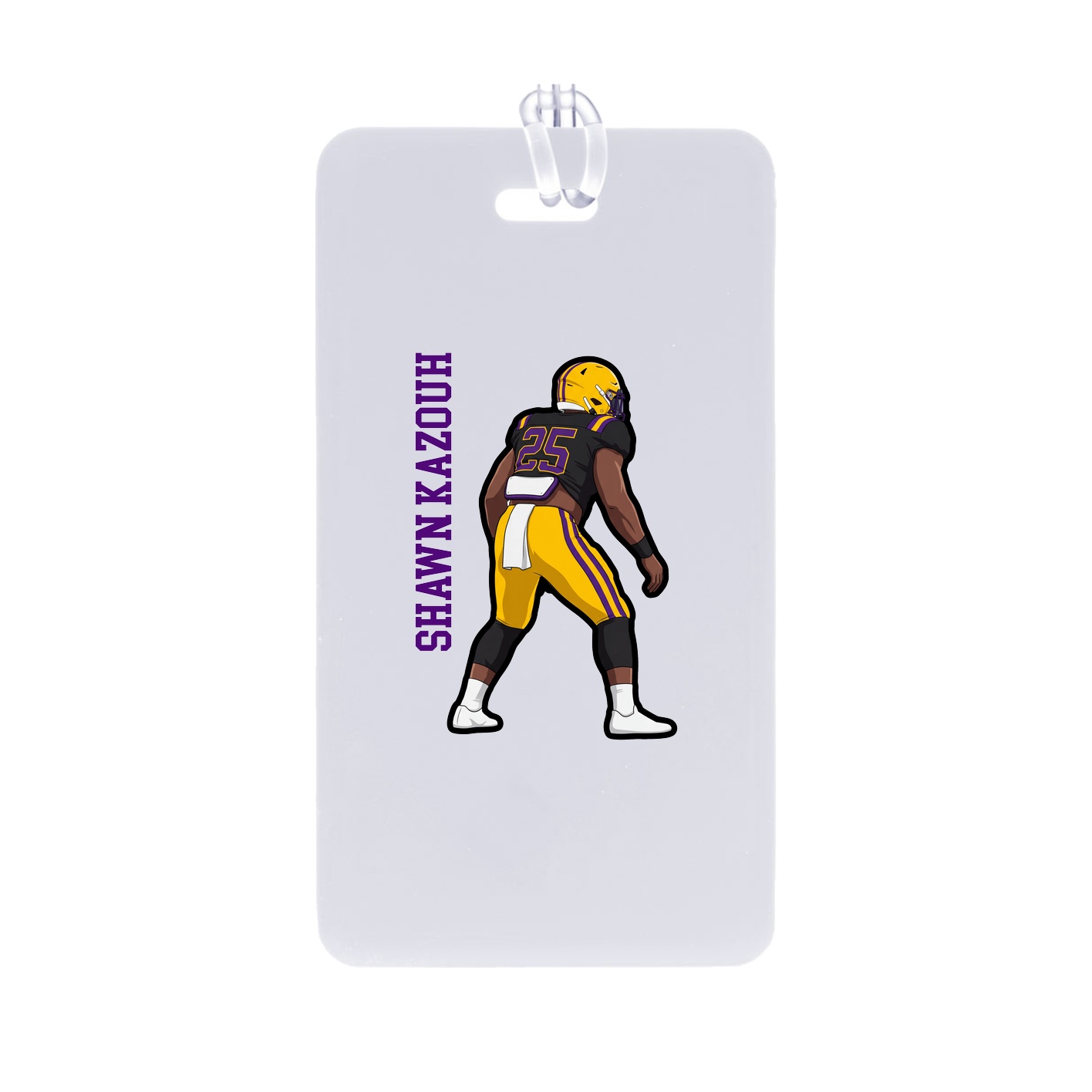 Bag Tag — Name Vertical in Classic