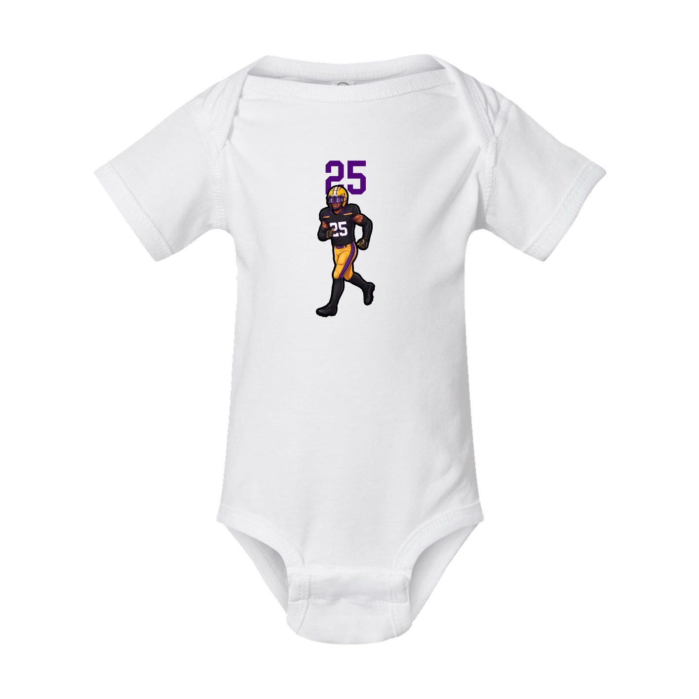 Baby Onesie — Number Top in White