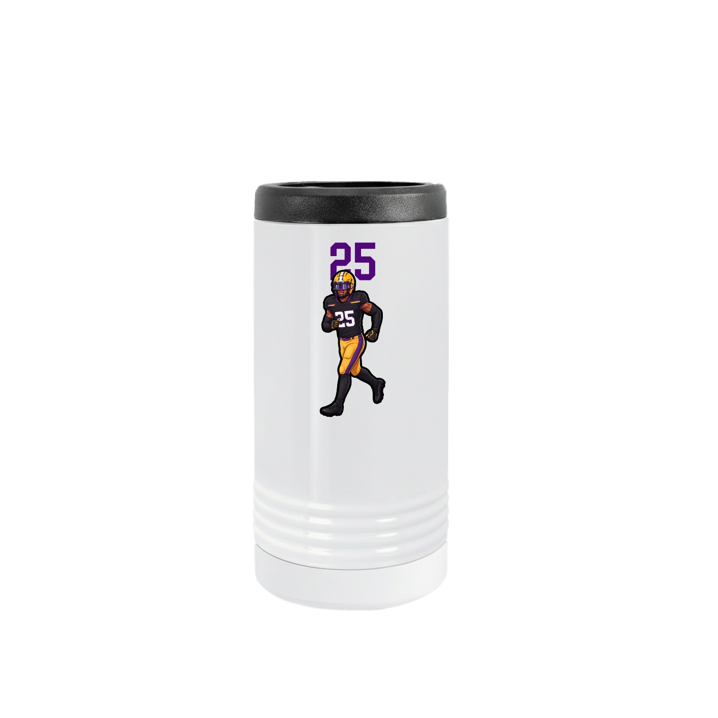 Slim Beverage Holder — Number Top in White