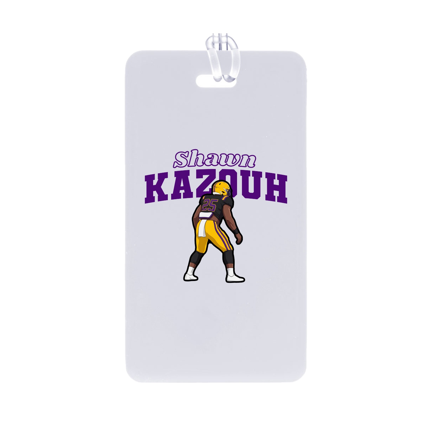 Bag Tag — Name Arch in Classic