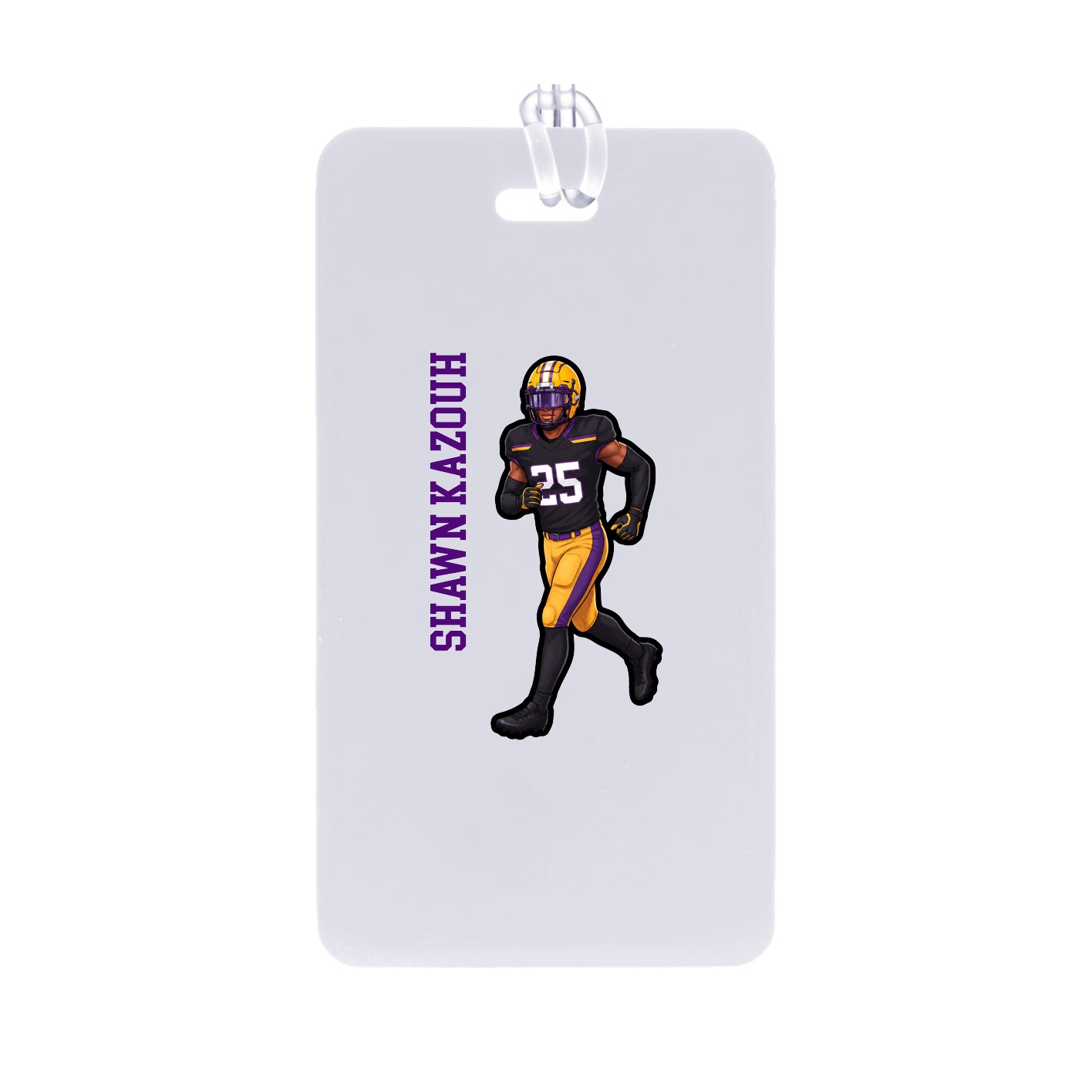 Bag Tag — Name Vertical in Classic