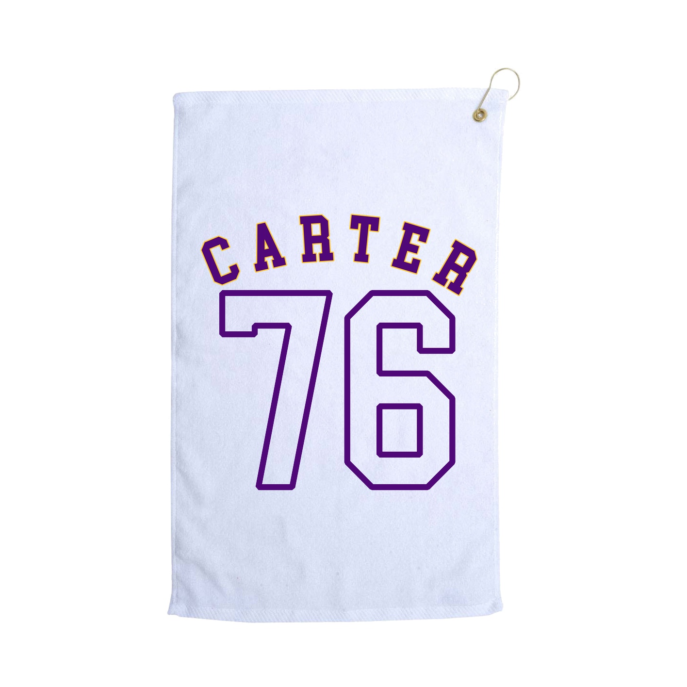 Golf Towel — Shirsey Arch in White