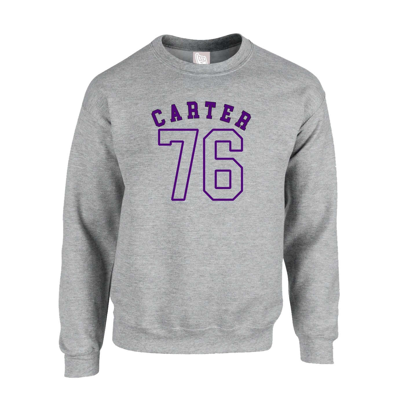 Fleece Crew — Shirsey Arch in Grey