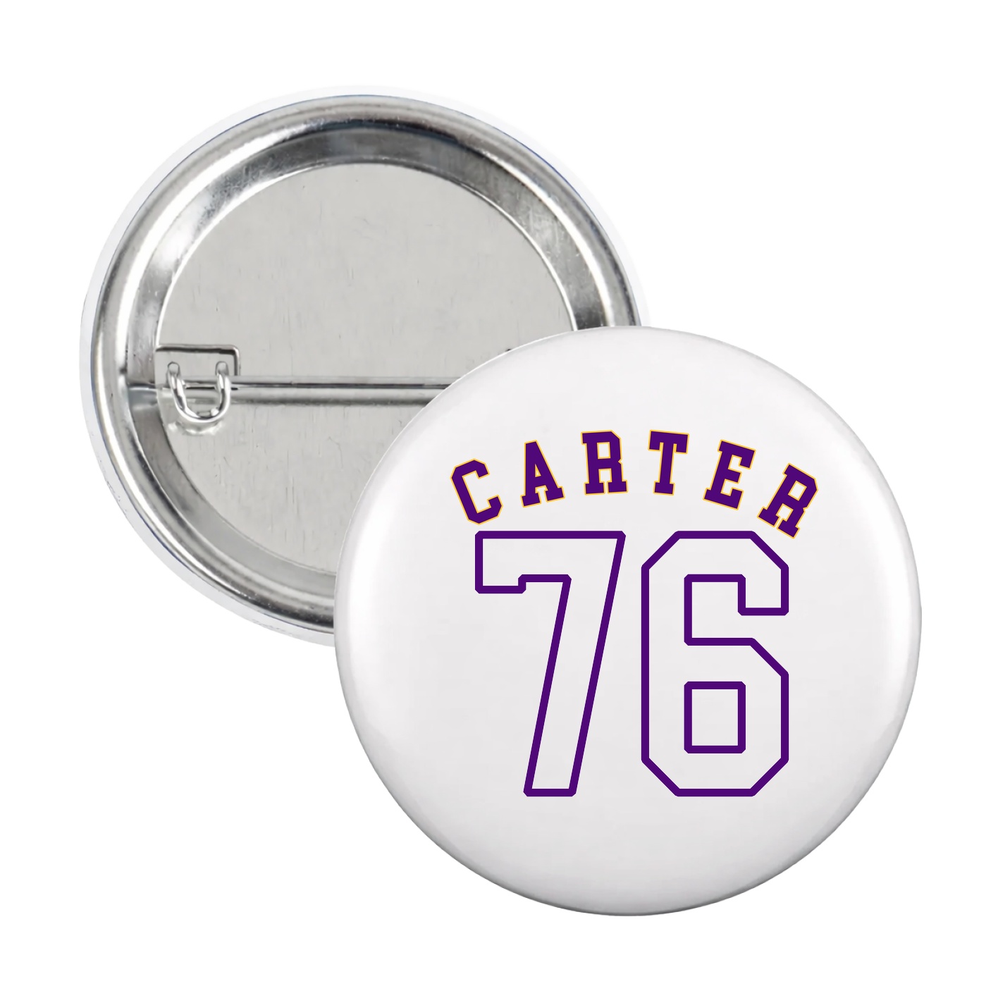 Game Day Button — Shirsey Arch in White