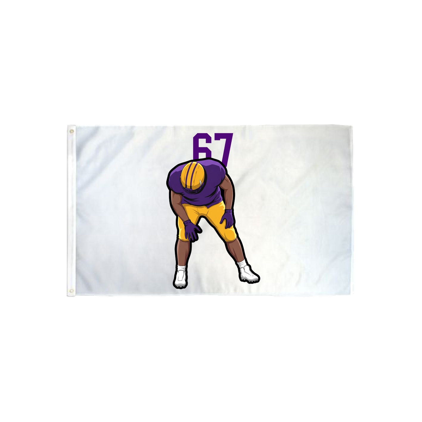 3x5 Flag — Number Top in Classic