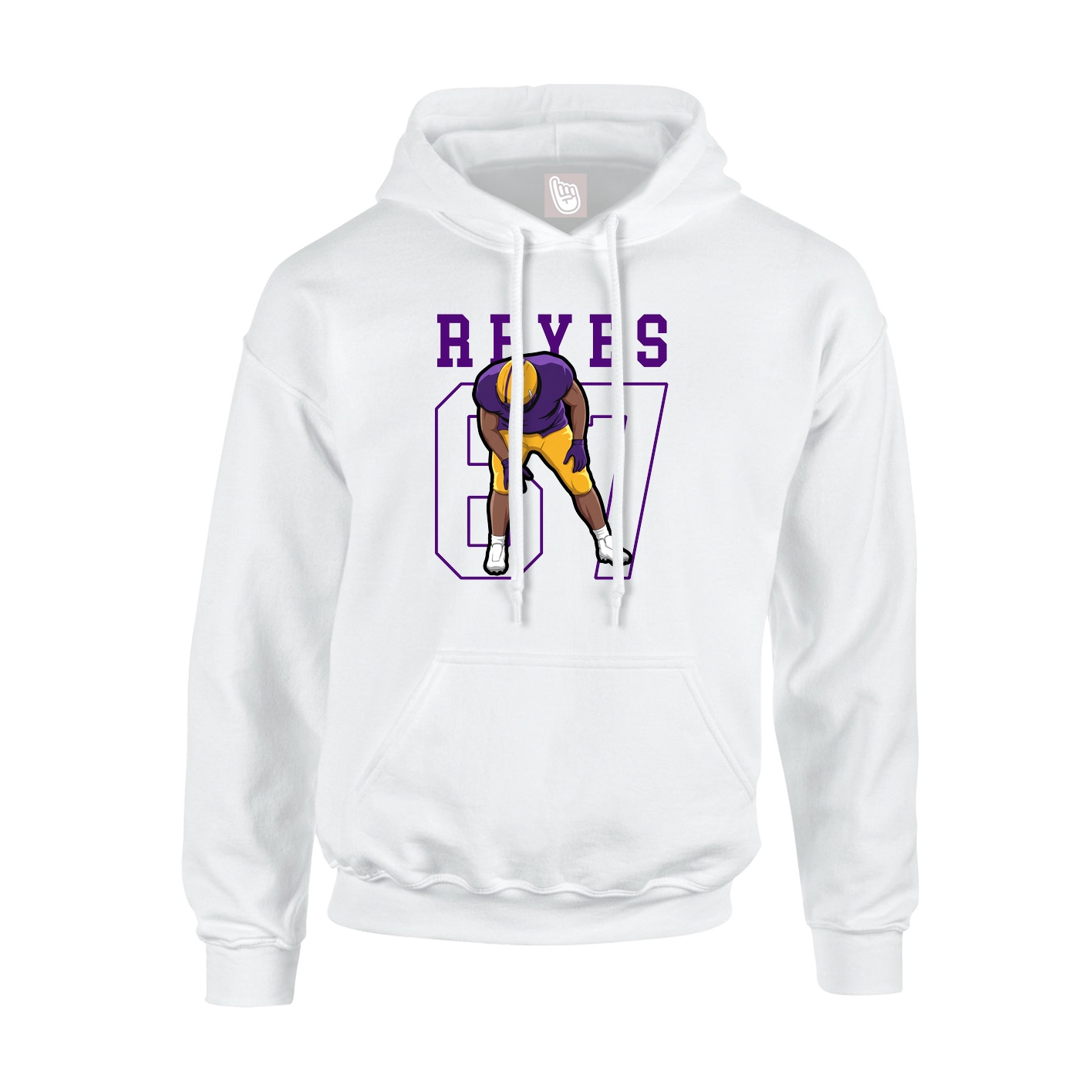 Hoodie — Shirsey in White