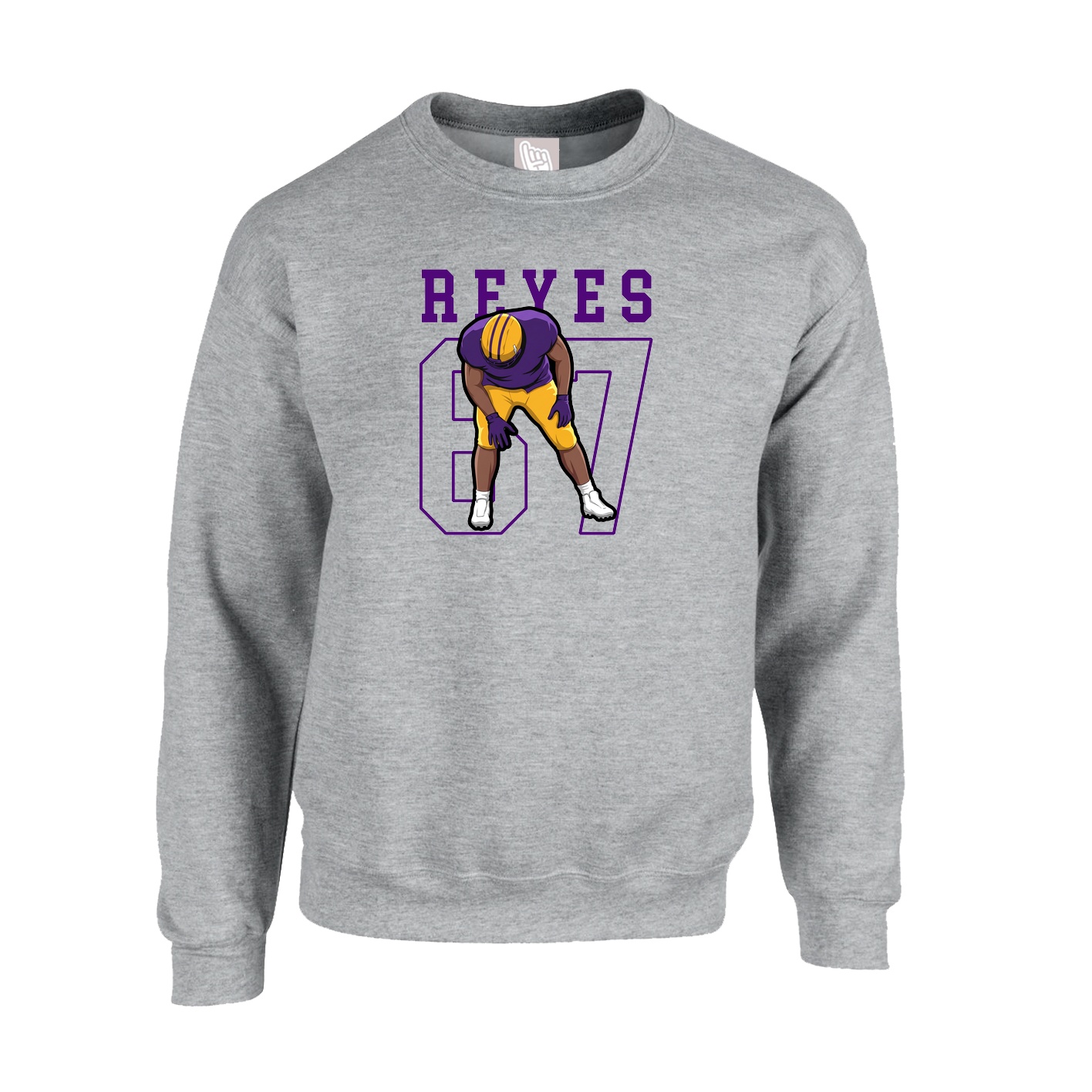 Fleece Crew — Shirsey in Grey