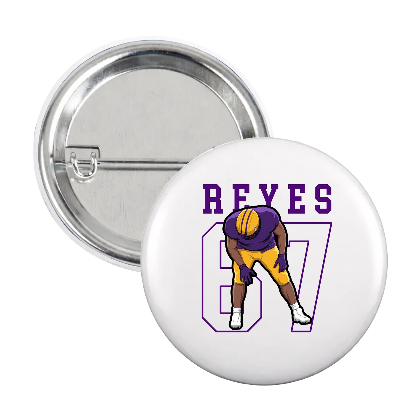 Game Day Button — Shirsey in White