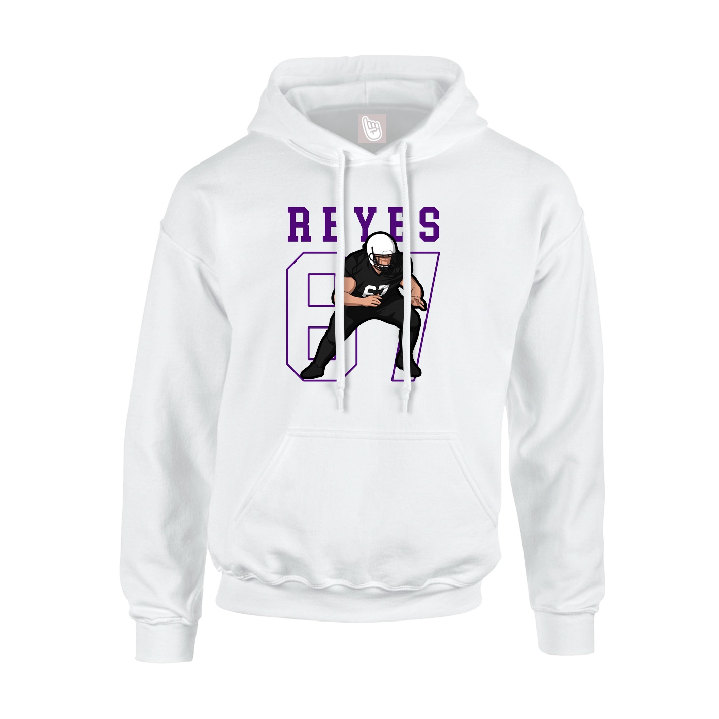 Youth Hoodie — Shirsey in White